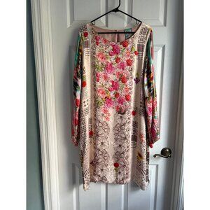 Johnny Was Patterned Midi Dress